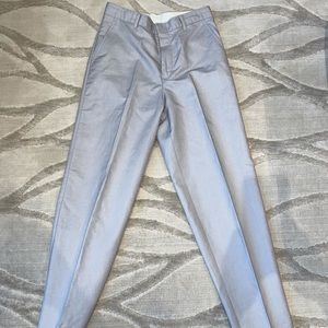 Grey linen trousers
